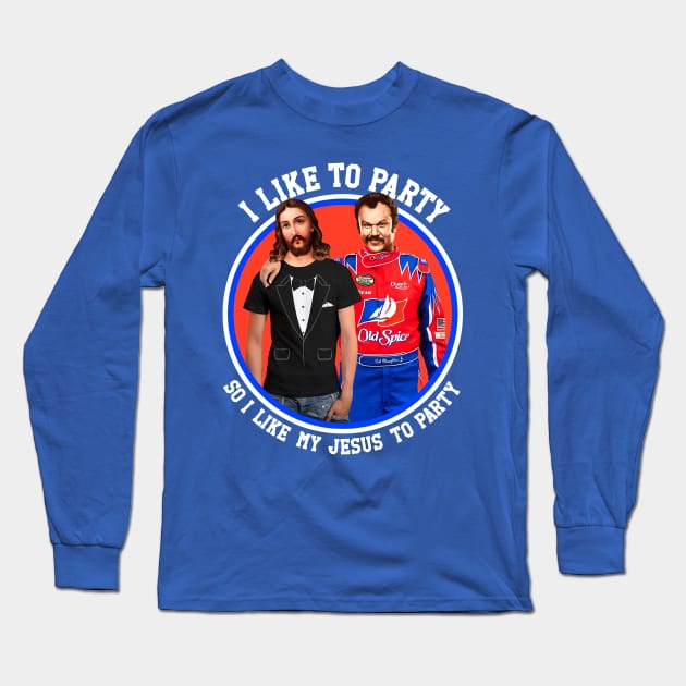 I Like To Picture Jesus In a Tuxedo T-Shirt Long Sleeve T-Shirt by darklordpug